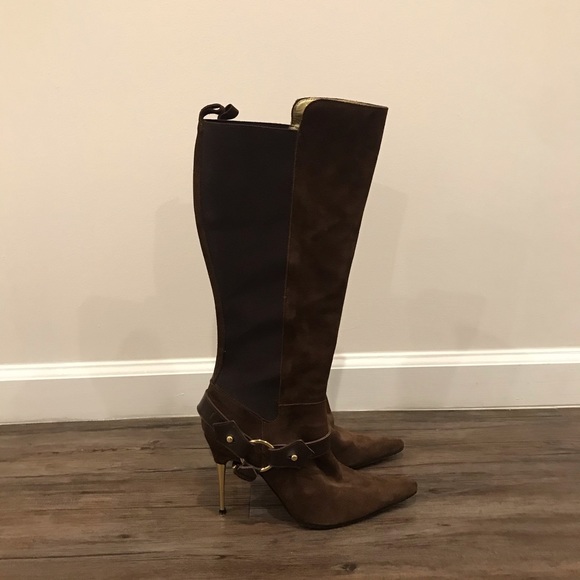 Dolce and Gabbana Vintage Suede Boots - Picture 1 of 7
